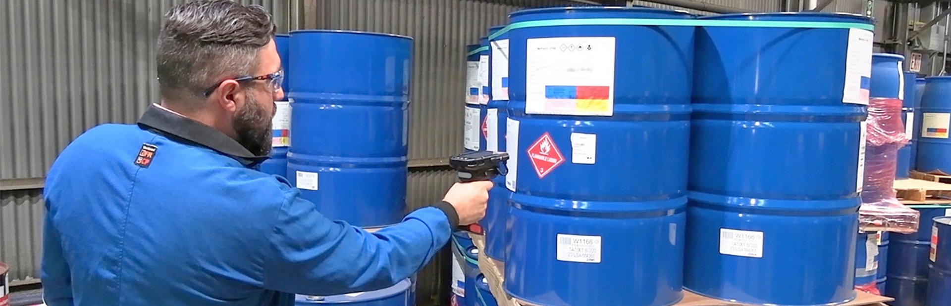 Barcodescanner IS-TH1xx.1 and IS530.1 from i.safe MOBILE in use at Eastman Chemical, USA