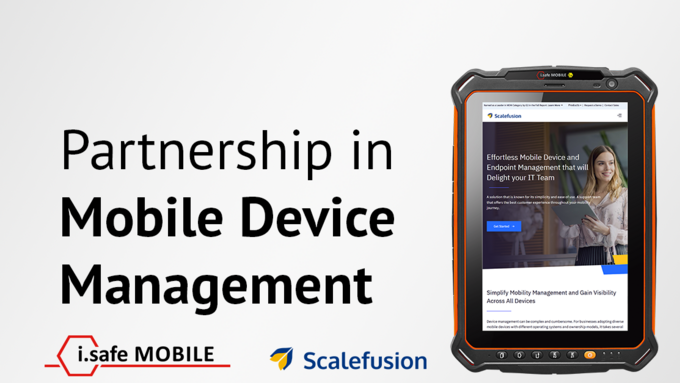 MDM partnership - i.safe MOBILE and Scalefusion