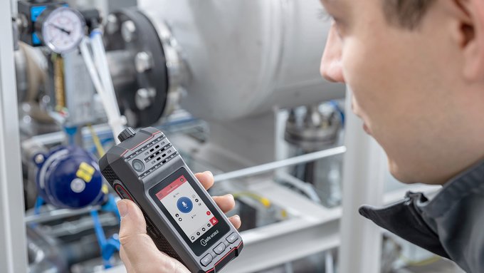 5G Funkgerät IS440.1 für Zone 1/21 in Nutzung