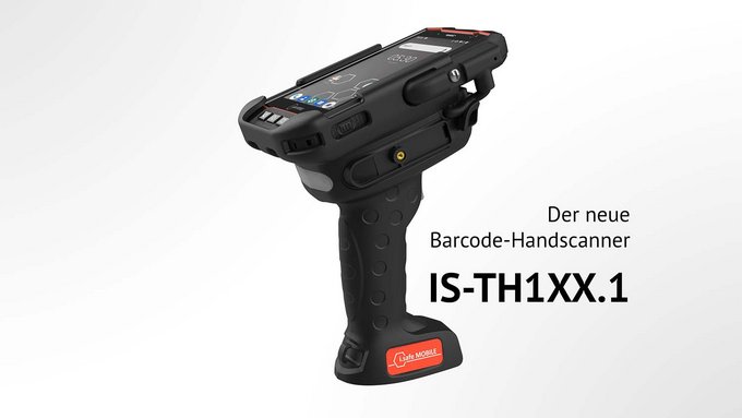 Hand-held barcode scanner from i.safe MOBILE