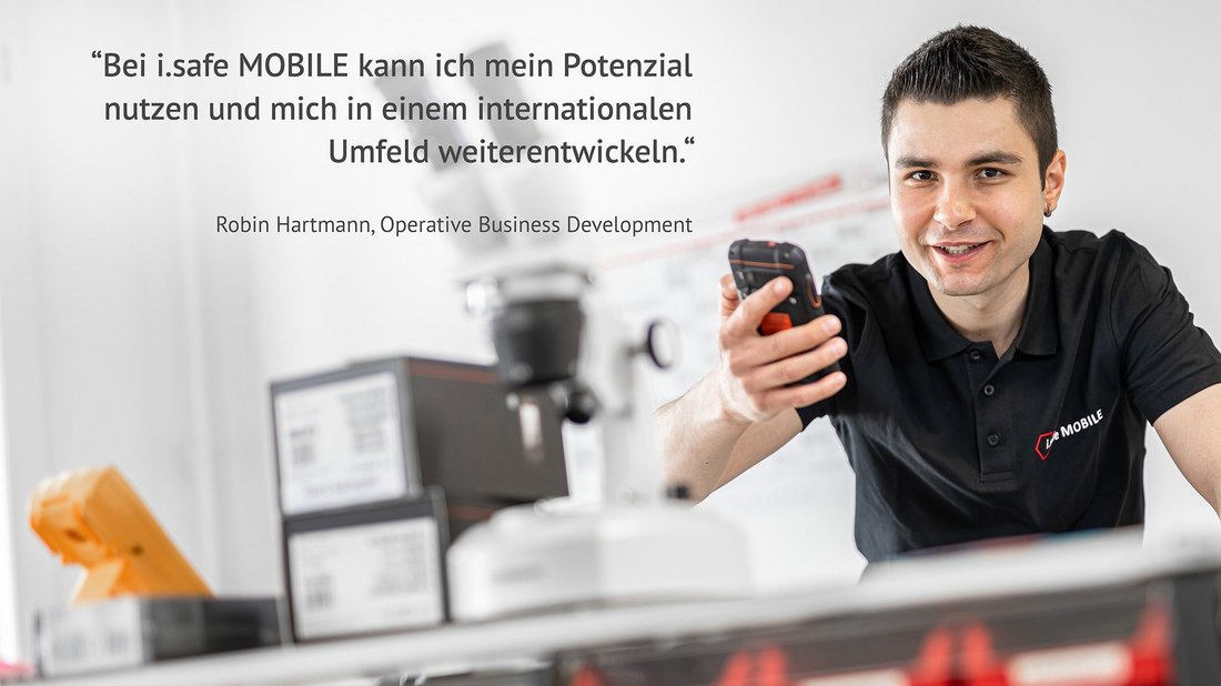 Das sagen unsere Mitarbeiter über i.safe MOBILE Mitarbeiter Statement