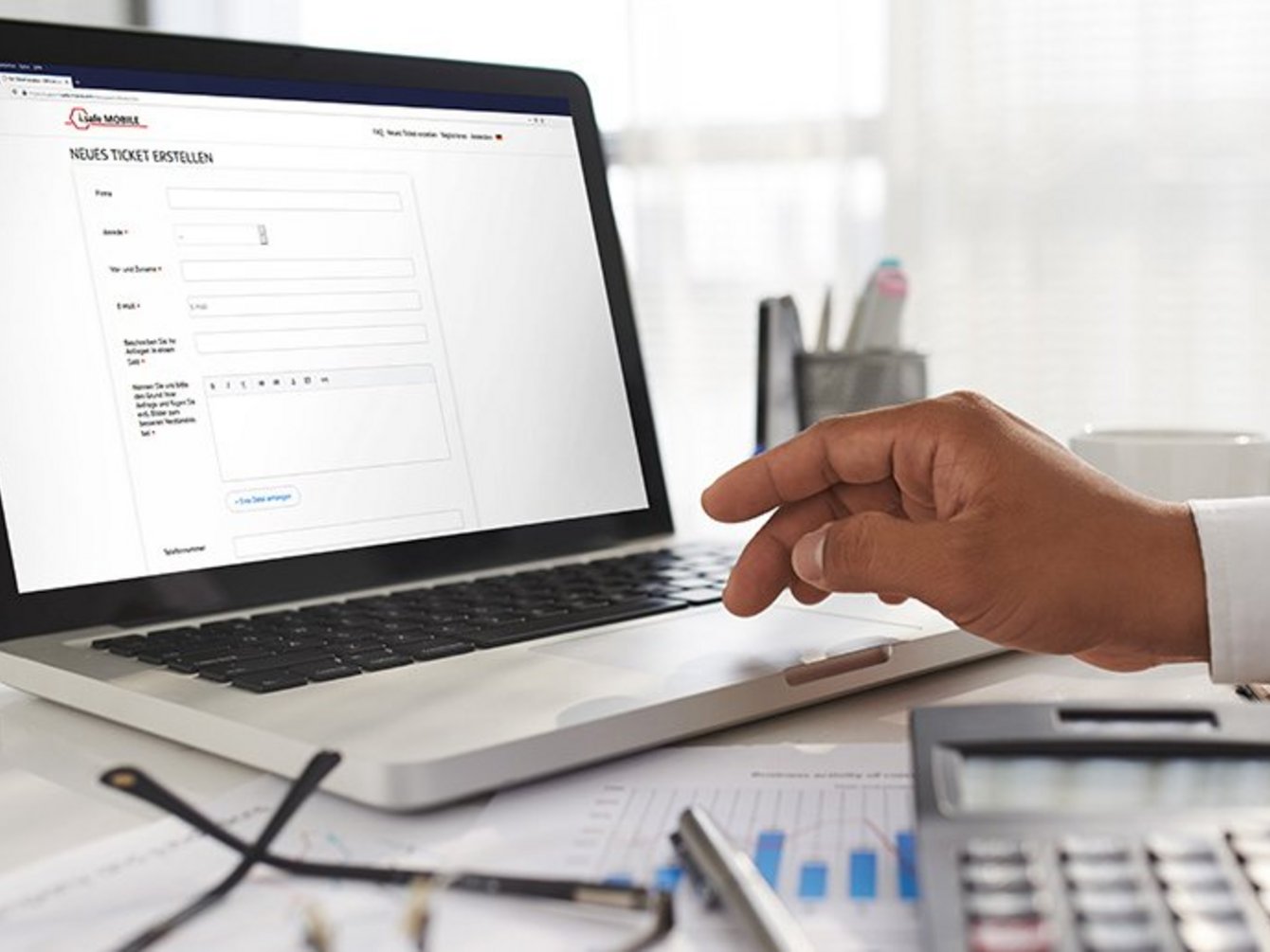 Solicitação de reparo Solicitação de reparo